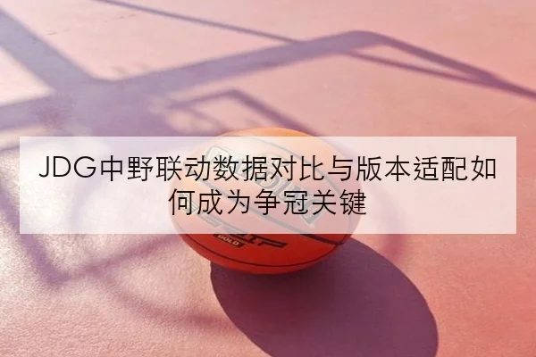 JDG中野联动数据对比与版本适配如何成为争冠关键